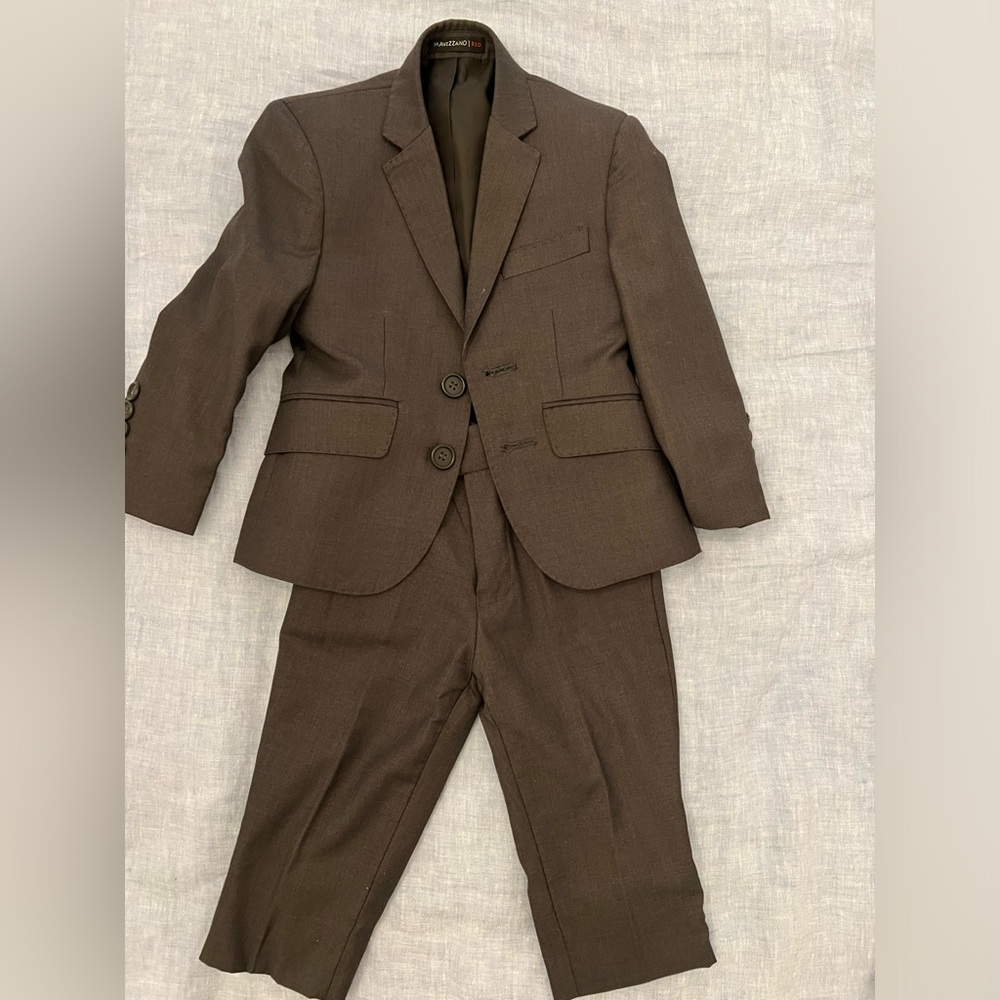 Toddler size 3T charcoal grey suit